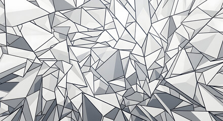 Geometric Reflections A Modern Mosaic of Abstract Shapes and Lines for Dynamic Backgrounds