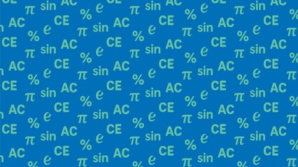 Vector calculator icon pattern design colored