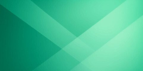 Soft teal and seafoam green geometric abstract background with layered design