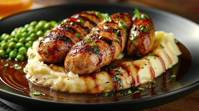 bangers and mash british comfort food video