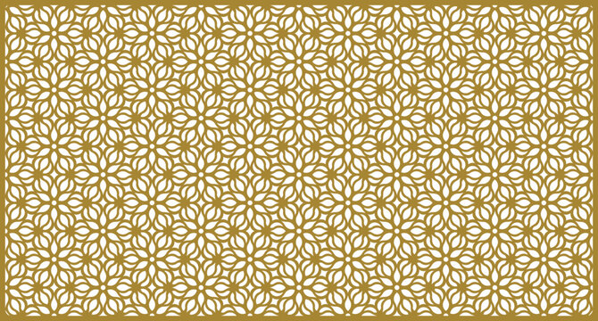 seamless pattern with gold