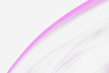 Abstract purple curve on transparent background.