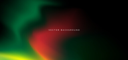 Green and red gradient on dark background. You use can banner, brochre, presentation.