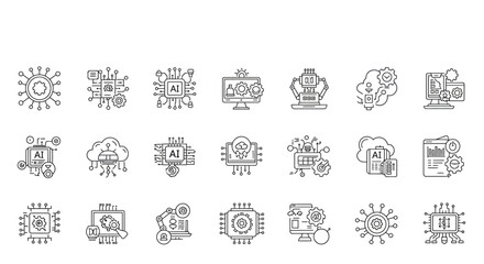 AI Linear Icon Collection