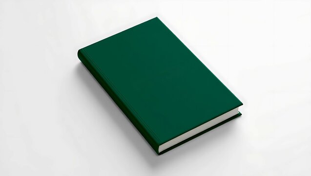 Minimalist green poetry book template