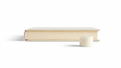 Poetry book and candle template