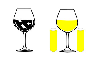 glass vector 
