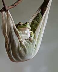 Frog in Hammock.