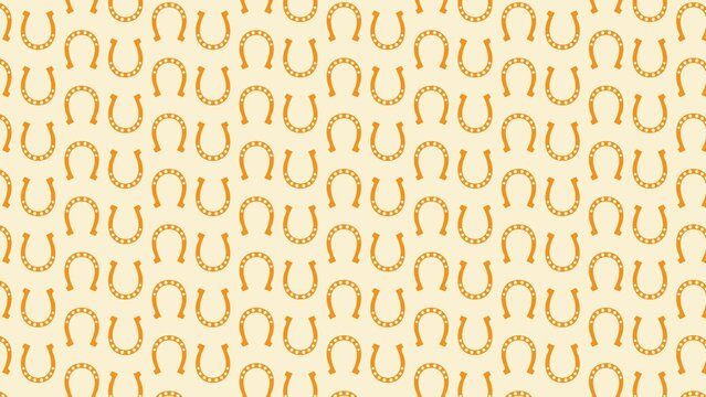 VECTOR SEAMLESS HORSESHOE PATTERN DESIGN