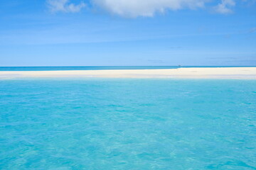 shallow azure in Nosy Iranja