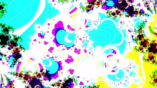 lace fractal pattern geometric shape motion element ornament animation elegant background