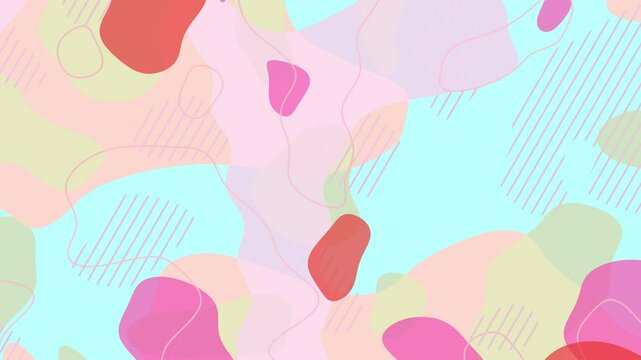 liquid ameba geometric wave shape line abstract graphic element pattern background