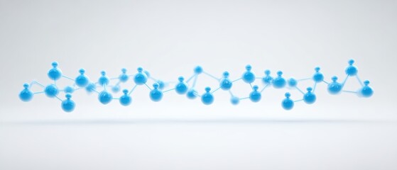 Scientific innovation molecular structures laboratory digital visualization clean environment aerial view chemistry concepts for education