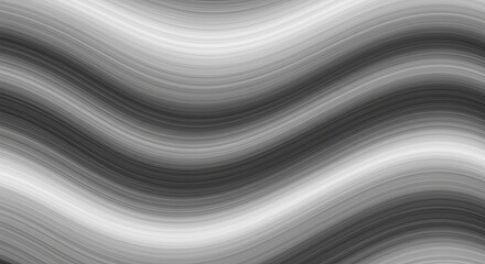 Obraz premium Black and white abstract wave pattern