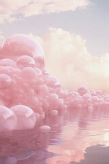 Pink Soft Feather Texture