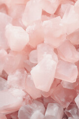 Crystal pink stone