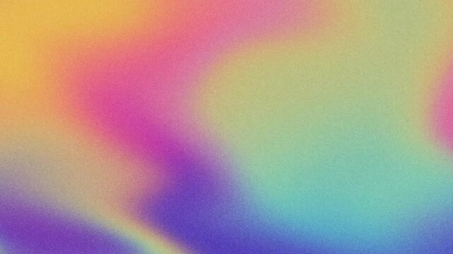 4k seamless loop Iridescent gradient texture blending pastel purple, orange, blue. 90s, Y2K, 2000s aesthetic, fluid wave, colorful glow. Background, digital art, screen saver, modern visuals. - Powered by Adobe