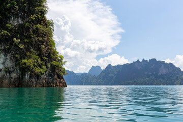 arge rocky mountain of  KHAO SOK National Park, Surat Thani Thailand