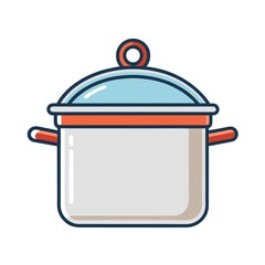 cooking pot vector