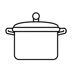 cooking pot vector illustration