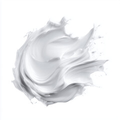 Stunning White Milk Splash Art , white background cut out PNG