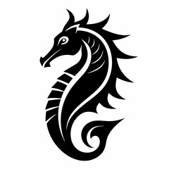 Fototapeta premium black dragon tattoo
