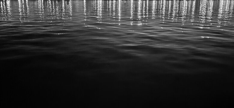 water in the night