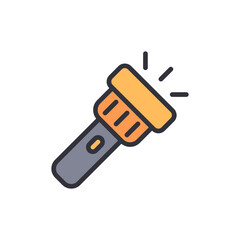 Illuminating The Way Forward With A Cartoon Flashlight Icon