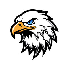 Obraz premium Eagle head logo mascot design 