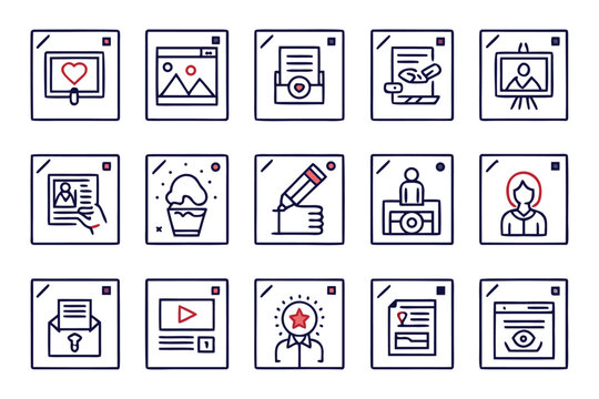 Creative professionals crafting compelling narratives and engaging content presented as a clean modern graphic element for digital and print applications