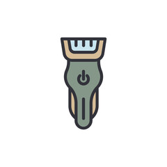 Stylized Illustration Of An Electric Hair Trimmer For Personal Grooming