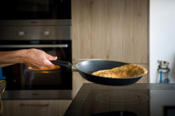 homemade pancakes for the breakfast