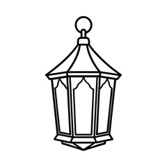 illustration of Ramadhan lantern
