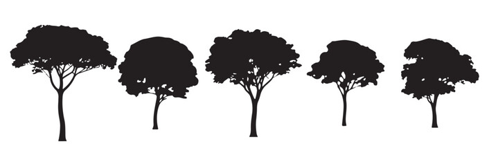 Tree Silhouette Vector Illustration