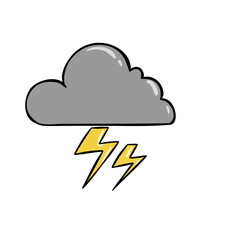 weather cartoon doodle