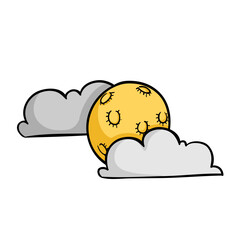 weather cartoon doodle