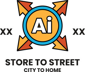 Store to street is a logo for a store that sells city to home items