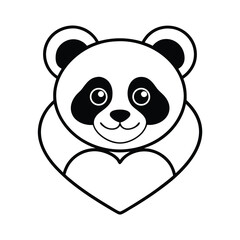 love panda design