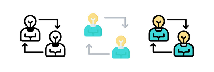 Knowledge Transfer Icon