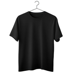 Dark gray t-shirt on hanger (2)
