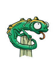 Obraz premium Camaleón