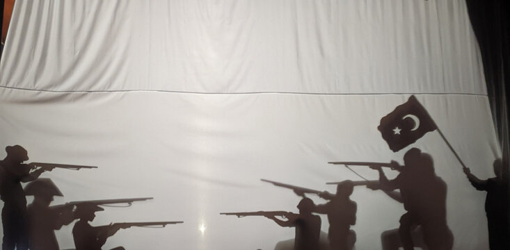 March 18th &Ccedil;anakkale Victory "Final roll call shadow play"