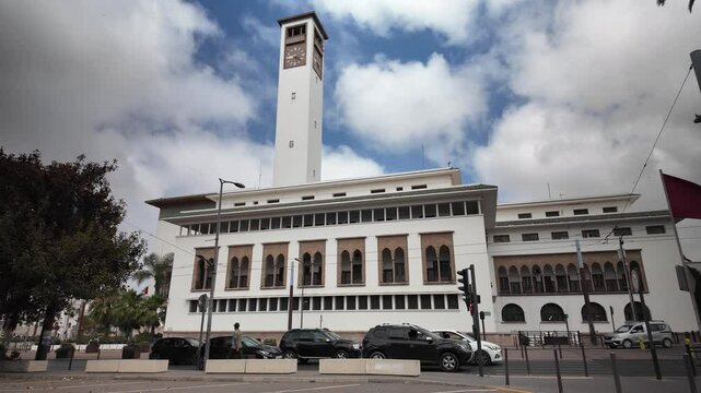 Place Mohammed V Casablanca Morocco in 4K &ndash; 10 July 2025

