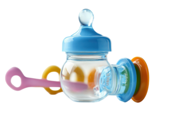 Baby Bottle Essentials Nipple Teether Infant Care and Feeding Equipment for Newborns Childhood