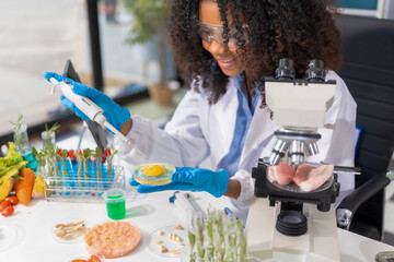 Microbiologists & Nutrition Specialists and medicine, Molecular Analysis in Food Science Labs.