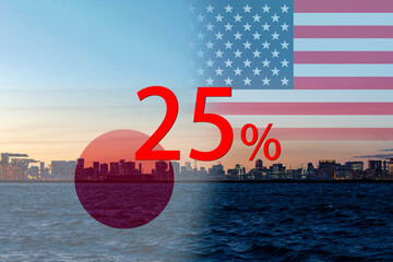 Japan US financial relation concept