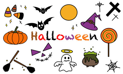 Halloween Icon Set: Spooky & Fun Vector Elements