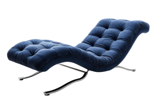 Chic Lounge Velvet Chaise Longue Luxury Design Home Furnishings Relaxation Contemporary Interior