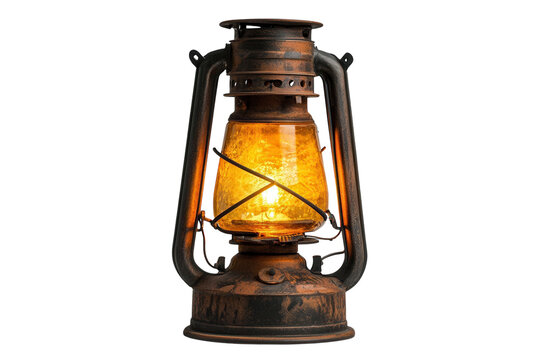 Rustic lantern glows against a black background vintage charm light antique warm weathered heritage