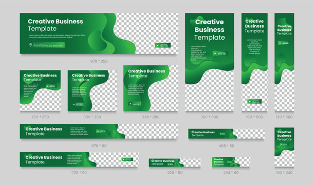 Abstract banner design web template set. Modern cover header background for website design, Social media cover or post, ads banner, flyer, invitation card. Horizontal header web banner template